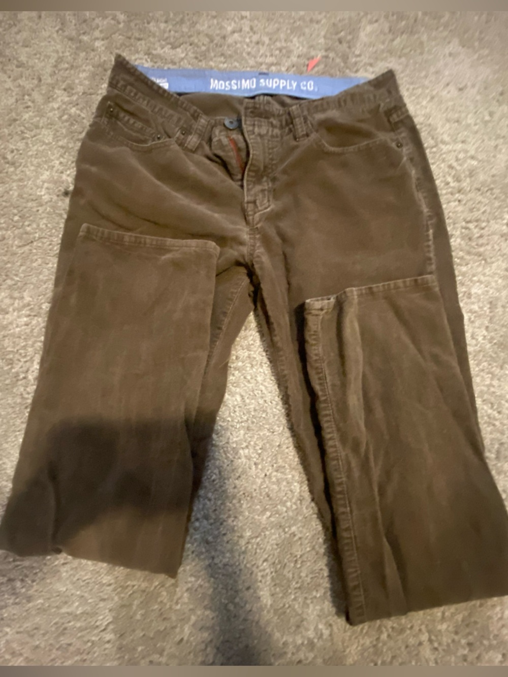Brown corduroy pants